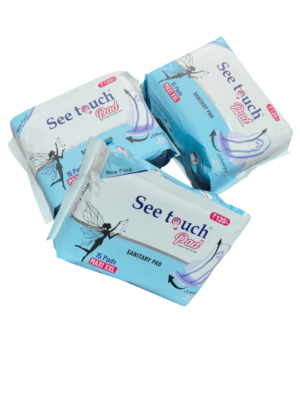 See touch sanitary pad, safely protection, Size XXL- 31.2 cm, Deep absorbent, 3N pack